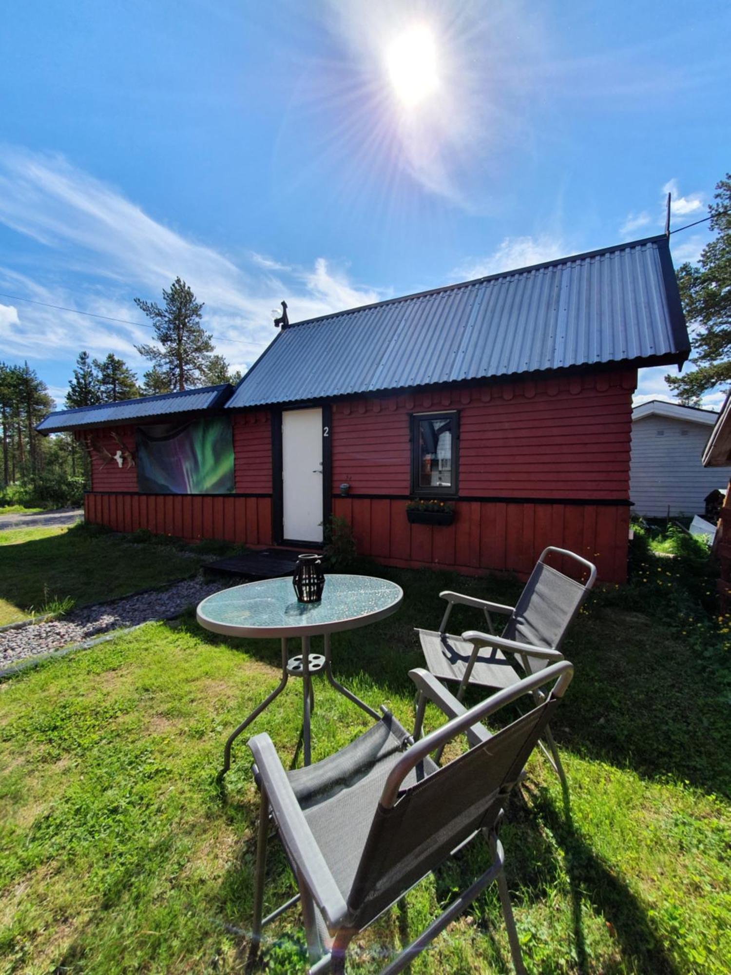 Camp Caroli Wooden Cabins Jukkasjärvi Exterior foto