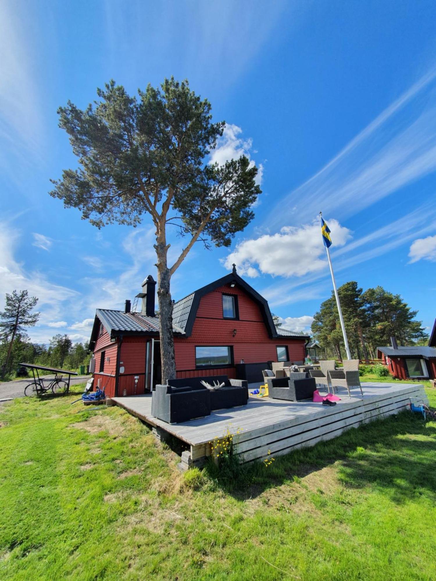 Camp Caroli Wooden Cabins Jukkasjärvi Exterior foto