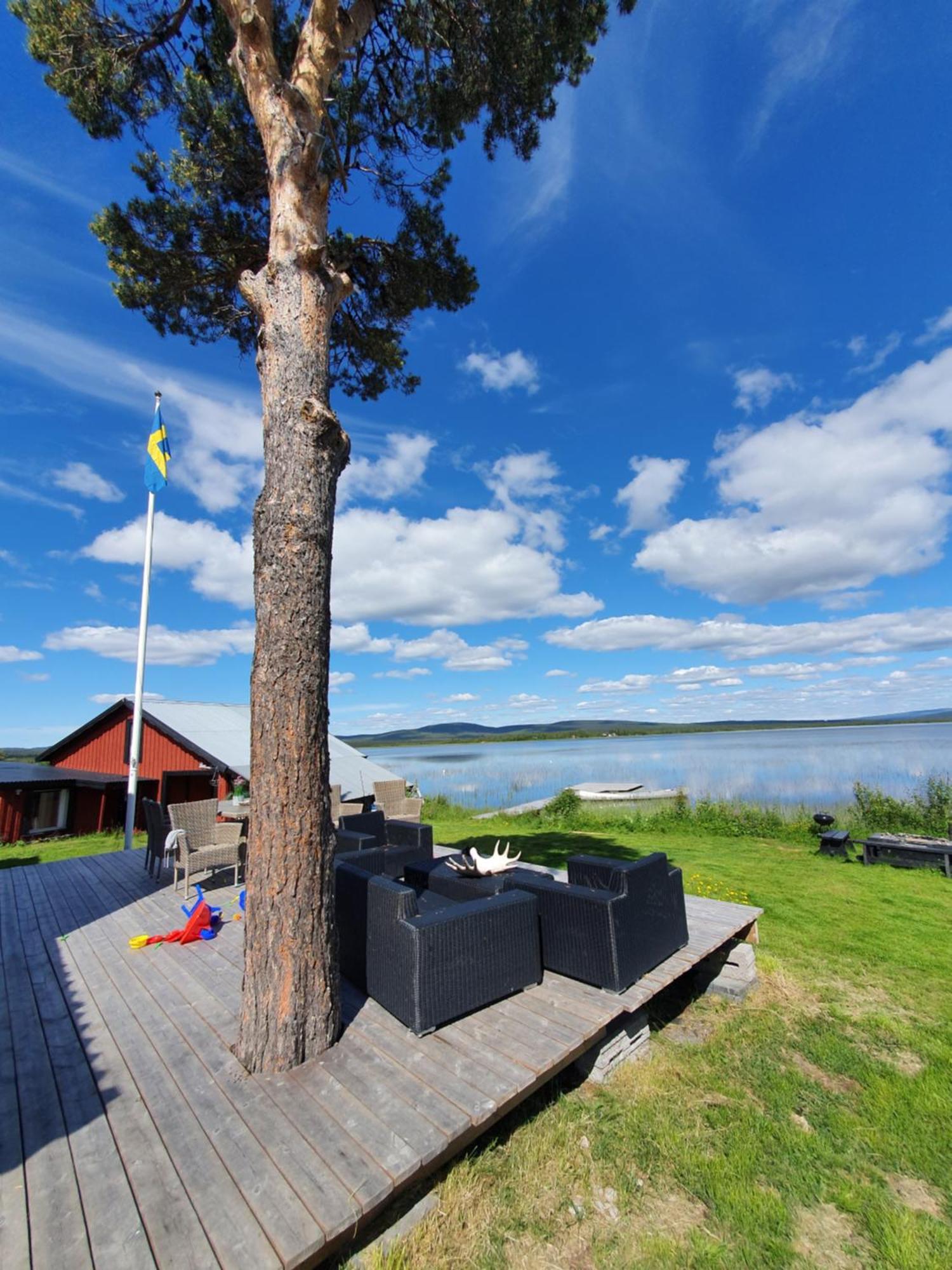 Camp Caroli Wooden Cabins Jukkasjärvi Exterior foto