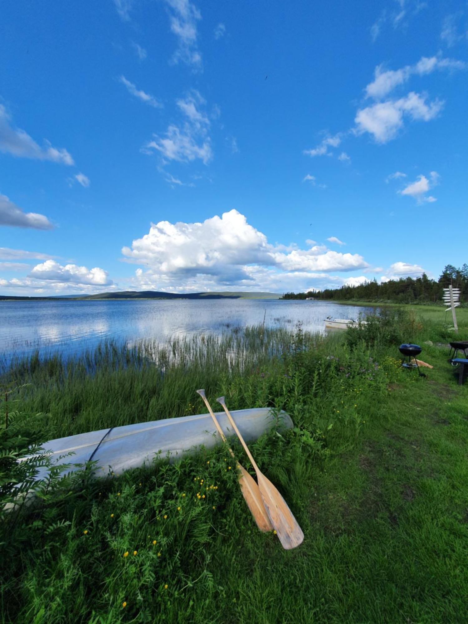 Camp Caroli Wooden Cabins Jukkasjärvi Exterior foto