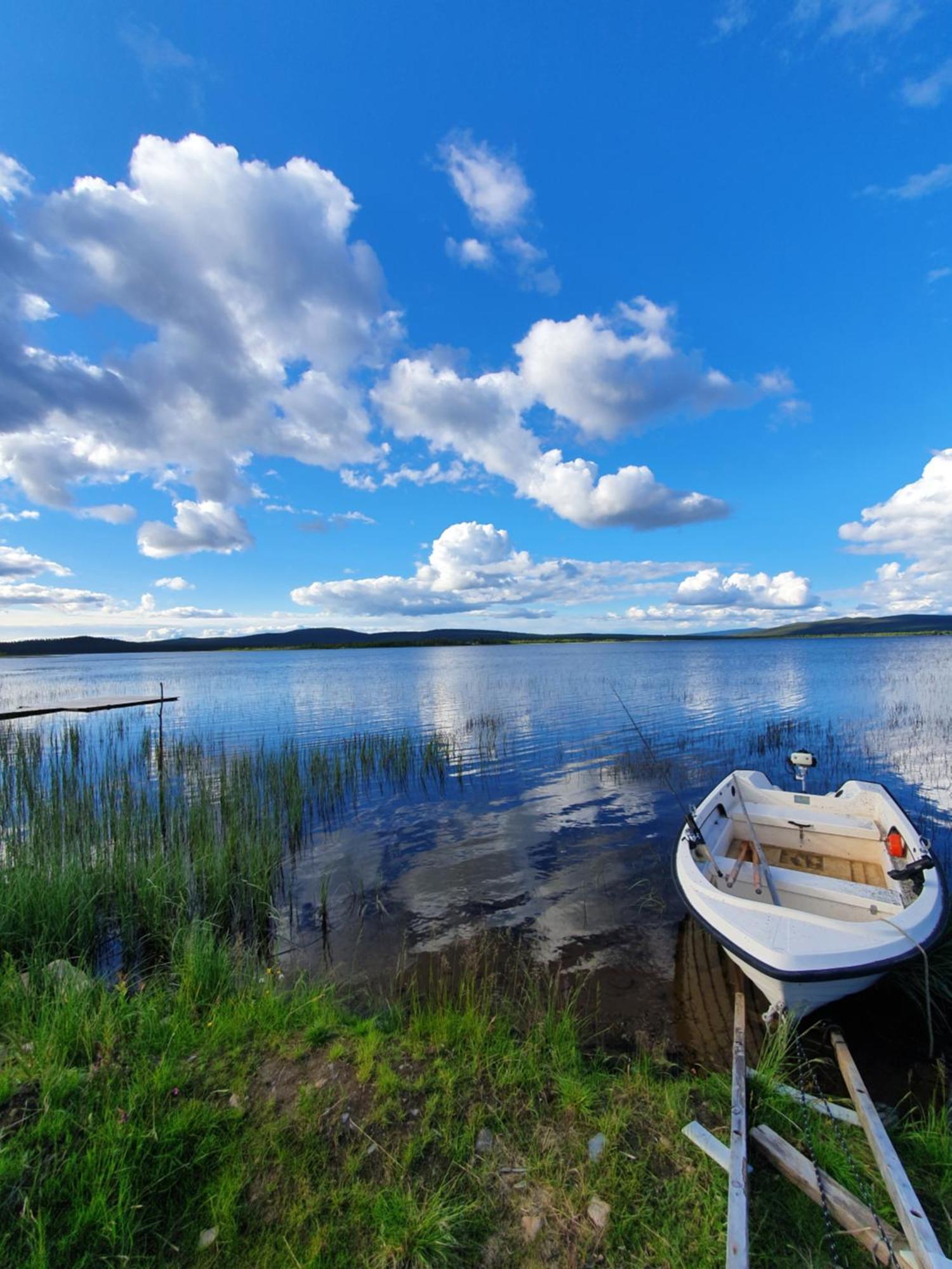 Camp Caroli Wooden Cabins Jukkasjärvi Exterior foto