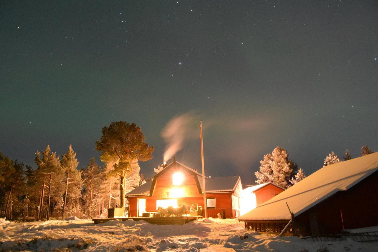 Camp Caroli Wooden Cabins Jukkasjärvi Exterior foto